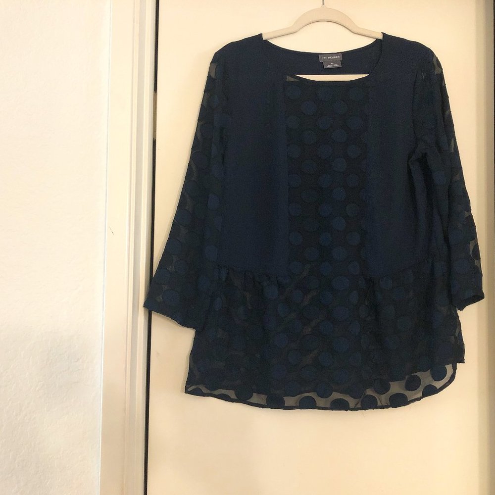 🌟LAST CALL! Women's Polka Dotted Blouse (Small)